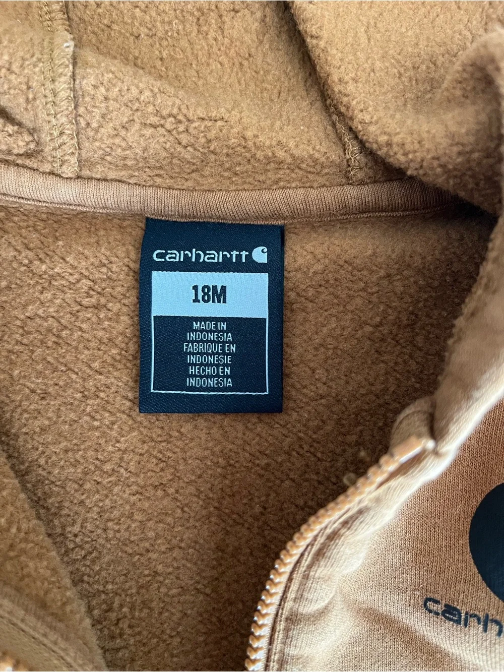 Carhartt Kids Caramel Brown Hoodie & Jogger Set